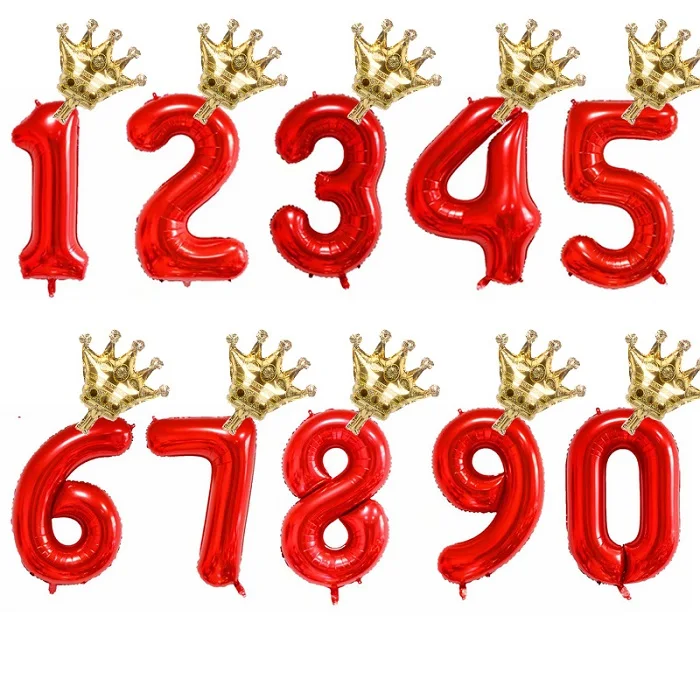 as picture 2pcs 40 дюймов шар с цифрами 1, 2, 3, 4, 5 цифр гелиевые шары из фольги для детского душа 1 день рождения, вечеринки, свадьбы, декоративные шары, принадлежности - Цвет: as picture 2pcs