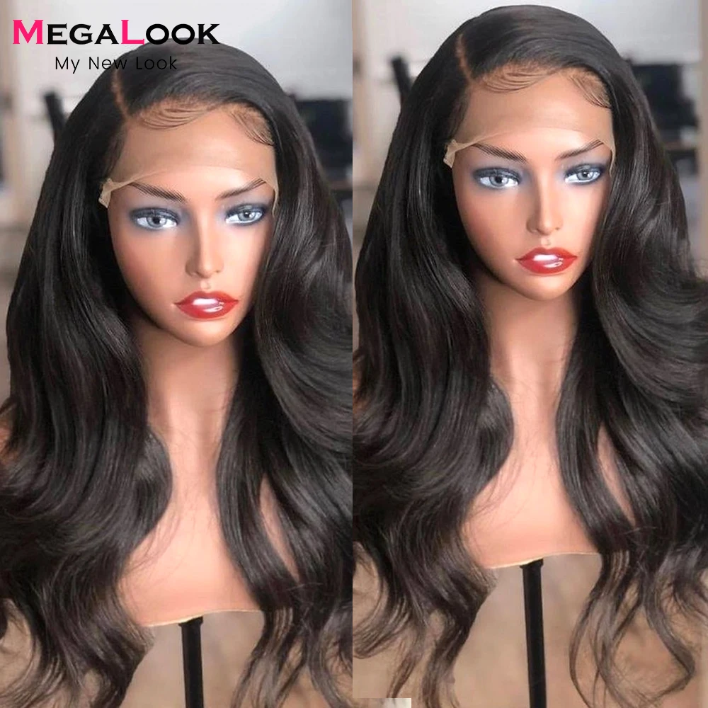 

Парик на сетке спереди для женщин, прозрачные бразильские натуральные волосы с застежкой 4 х4, 13 х6, 30 дюймов