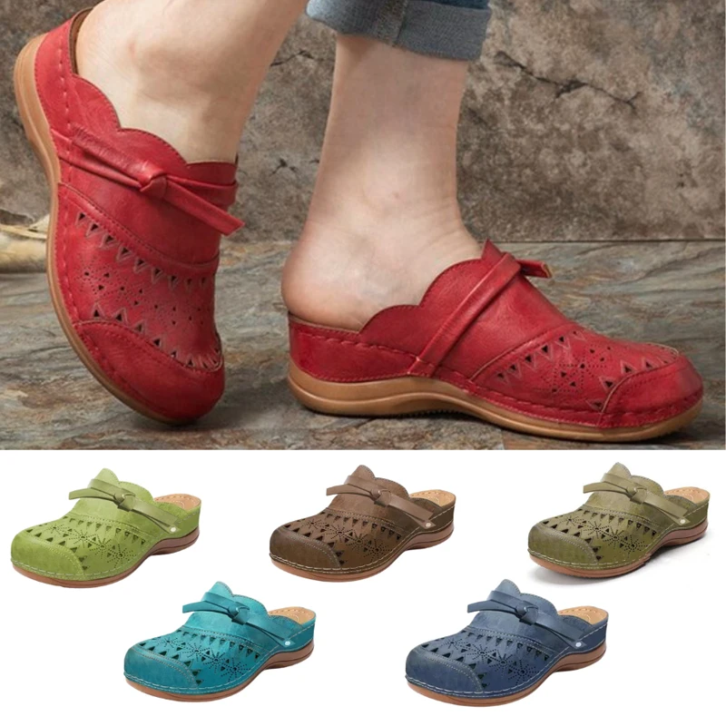 

Женские ортопедические сандалии с вырезами, без застежки, для прогулок и путешествий, FS99