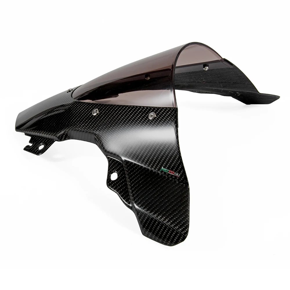 УГЛЕРОДНЫЙ экран для переднего ветрового стекла мотоцикла защита экрана на