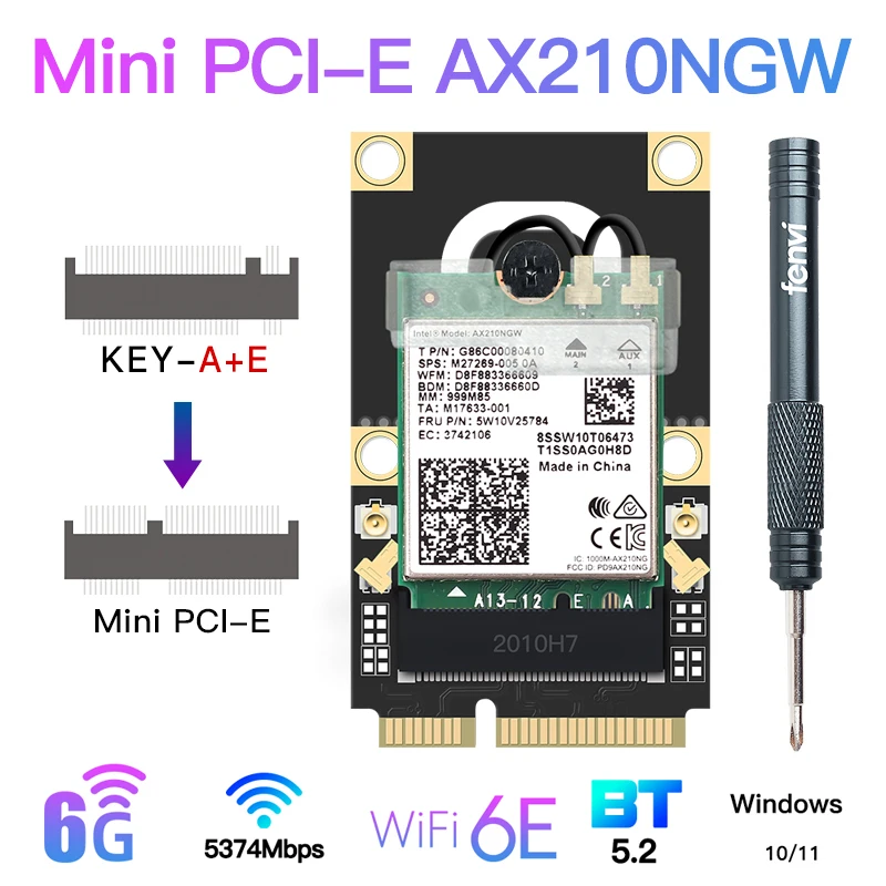 Рисунок 2 - Wi-Fi 6E Intel AX210 беспроводная карта 802