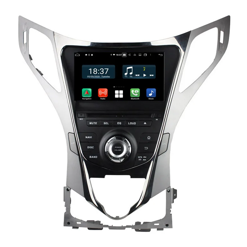Автомобильный радиоприемник 4 + 128G 8 ядер android 10 для hyundai Azera greathg I55 2011-2014