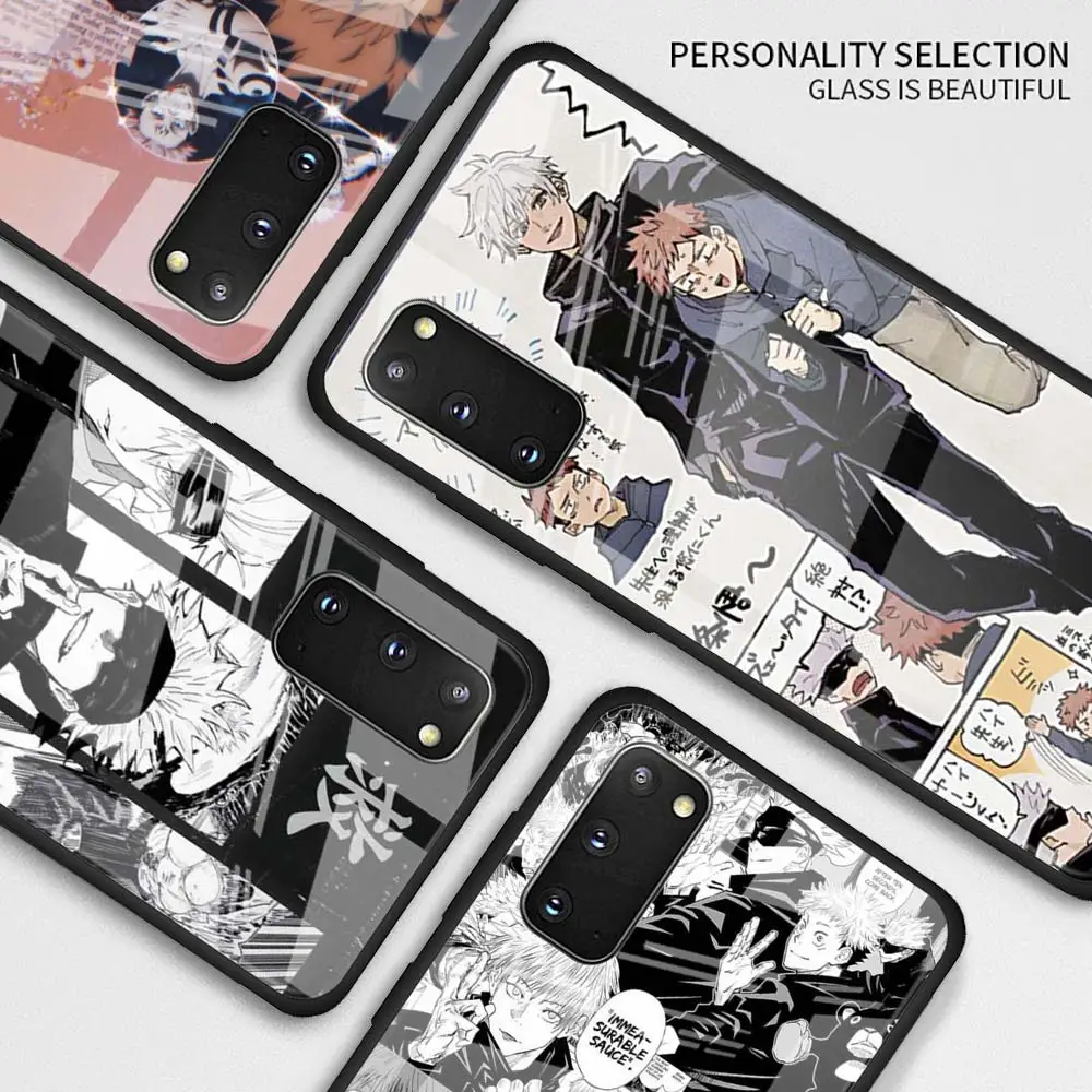 Чехол из закаленного стекла для Samsung Galaxy S21 S20 FE Ultra S10e S10 Lite S9 S8 Plus - купить по