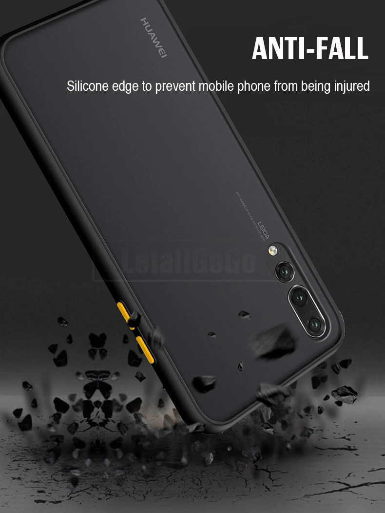 Матовый сенсорный чехол для телефона huawei P20 Pro, силиконовая задняя крышка для huawei P30 Pro, силиконовый чехол, противоударный