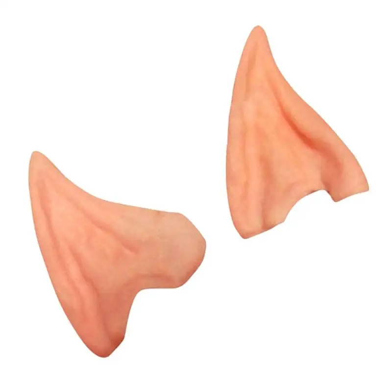 Elf Ears Halloween Pointed Cosplay Mask for Latex Masquerade Party Costumes Festival Mysterious Fairy Ear Party Supplies Props images - 6