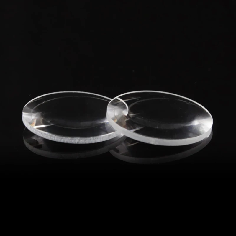 Оптическая двойная выпуклая линза диаметром 40 мм фокусное расстояние 100 K9