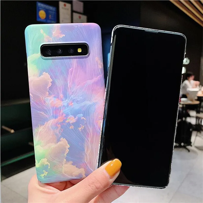 3D рельефный матовый чехол для samsung Galaxy S10 Plus S10e S9 S8 Note 10 9 8 S7 edge + E из поликарбоната с
