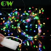 fairy lights copper wire led string lights waterproof holiday lighting christmas fairy garland for tree wedding party decoration
