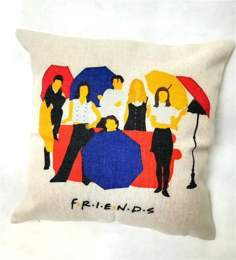 Новый молнии подушки 17x17 дюймов для друзей ТВ зонтик сцены Хэллоуин косплейная