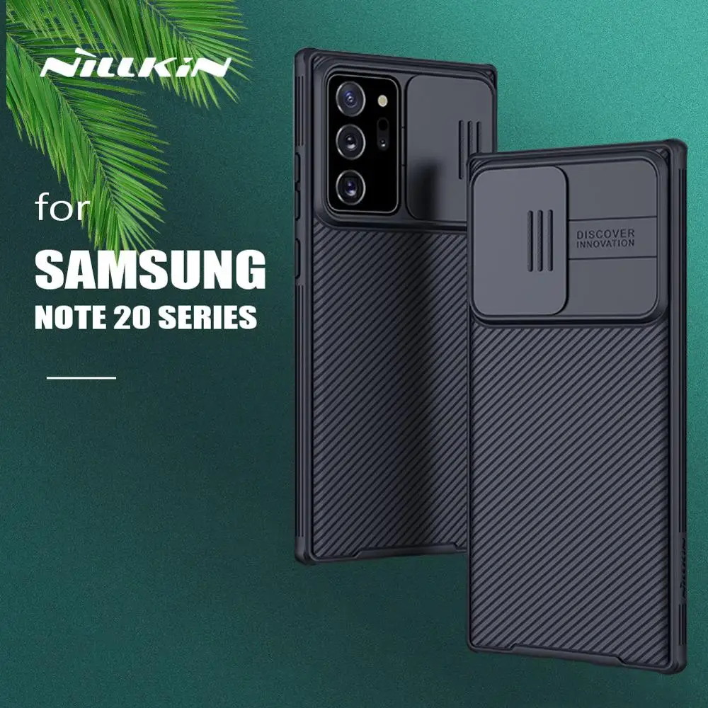 Чехол для Samsung Galaxy Note 20 Ultra Nillkin CamShield матовый чехол камеры S21 S20 Plus FE 5G|Бамперы| |