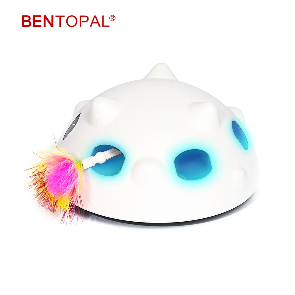 BENTOPAL-электрическая игрушка для кошек Умная питомца перьевая автоматическая