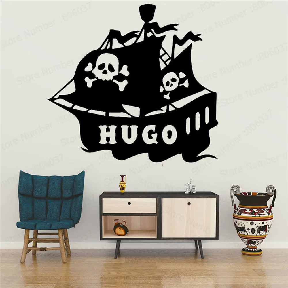 Sea Rover настенная дизайнерская наклейка s для гостиной Съемная виниловая Наклейка