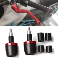 motorcycle handlebar grips handle bar cap end plugs for kawasaki zzr1400 z125 2021 2020 2019 2018 2017 2016 2015 2014 2013 2012