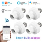 Умный держатель для лампы Tuya Smart Life с Wi-Fi и голосовым управлением, светодиодный светильник с таймером и дистанционным управлением, подходит для Google Home, Amazon, Echo, Alexa