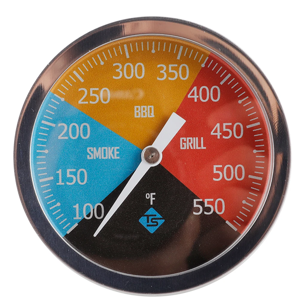 

Термометр из нержавеющей стали для барбекю, гриля, 50-800 градусов по Фаренгейту, 50-450/50-400/0-500 градусов по Цельсию
