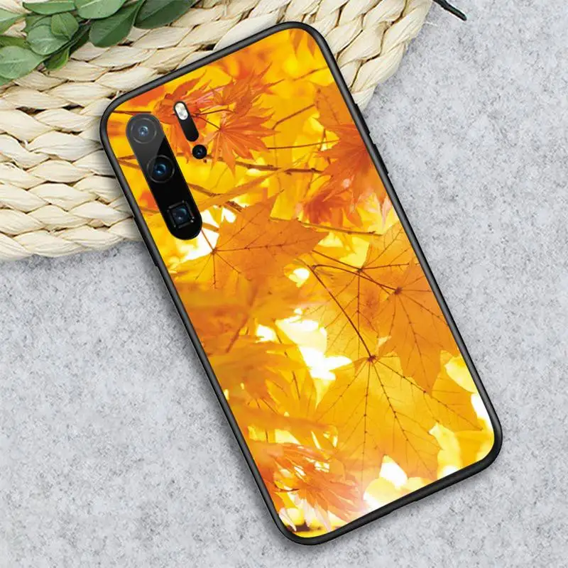 

Autumn falling leaves maples Phone Case For Huawei honor Mate P 10 20 30 40 i 9 8 pro x Lite smart 2019 nova 5t