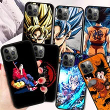 D-Dragon-Ball Shockproof Case For iPhone12 11 Pro Max 8 7 Plus Fundas Black Soft Cover For iPhone X XS Max XR Shell Silicone TPU