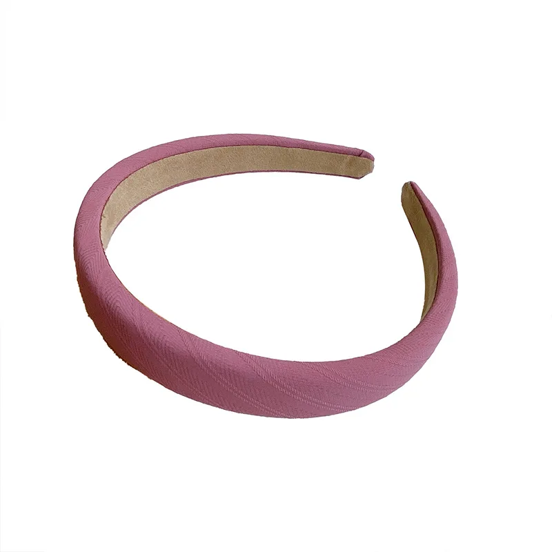 

Sponge Wide Brim Solid Color Hair Band Sports Hairband Solid Men Women Unisex Hair Band 1Pcs Casual Adult Headwear 8 Styles