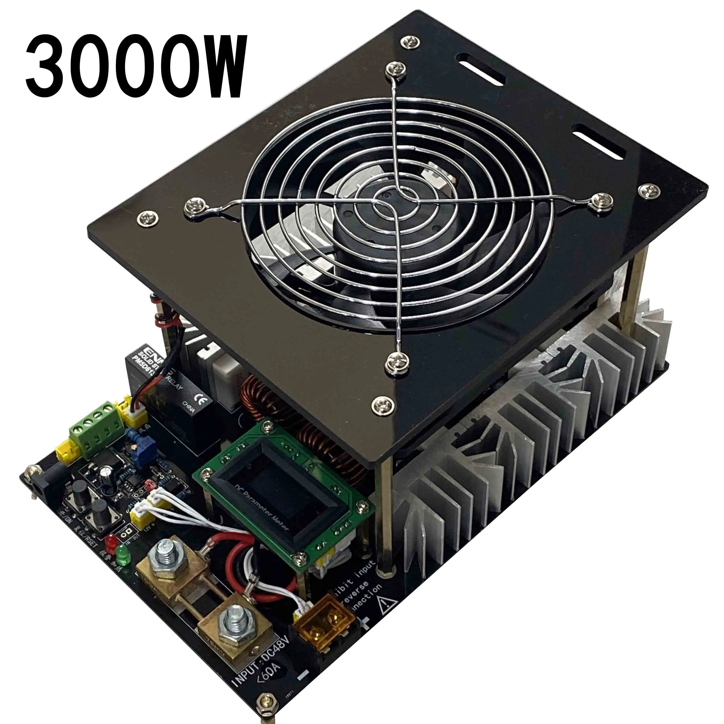 Умный индукционный нагревательный аппарат ZVS 3000 Вт 48 В постоянного тока 60 А с