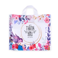 free custom large plastic gift bags with handles thank you bags favor wedding party decoration birthday packaging shopping bag