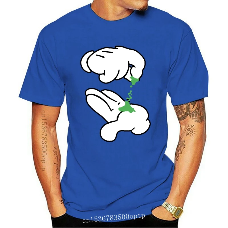 

Design Cartoon Hands Pinching Weed T-shirt Weed Shirts T Shirt Men Loose Size T shirt Short Sleeve 100% Cotton Man Tee Tops