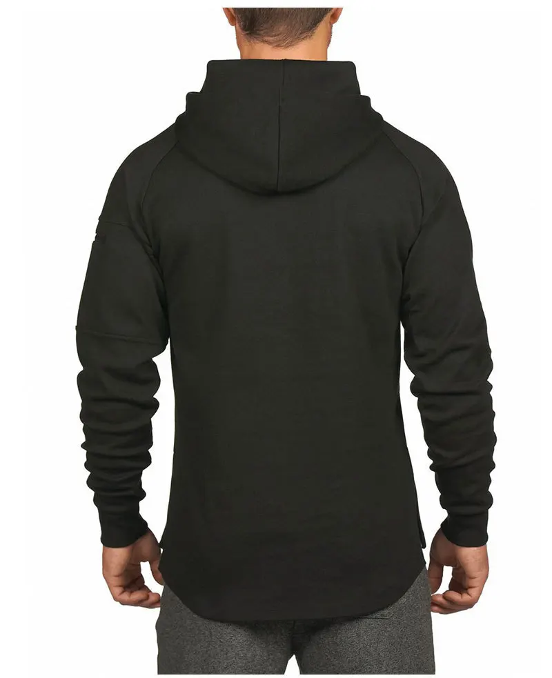 

Autumn Running Jacket Men Hoodies Sport Shirt Long Sleeve Tight Sportswear Skinny Sweatshirts Sports Clothing Men's Sportswear