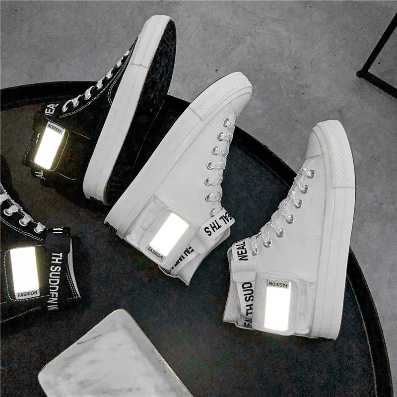 Лидер продаж новинка 2020 года блестящая Тканевая обувь со светоотражающими