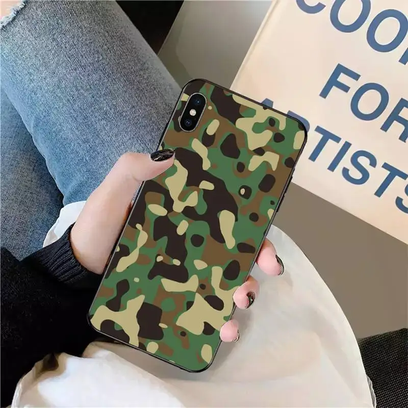 

Camo military Army Phone Case for iPhone 11 12 pro XS MAX 8 7 6 6S Plus X 5S SE 2020 XR mini