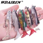 1 шт. джиг-крючок с мягким силиконовым хвостом, приманка 7,5 см 12 г, искусственный воблер из личинки, Кремниевая гусеница, приманка для ловли искусственной рыбы, Снасть