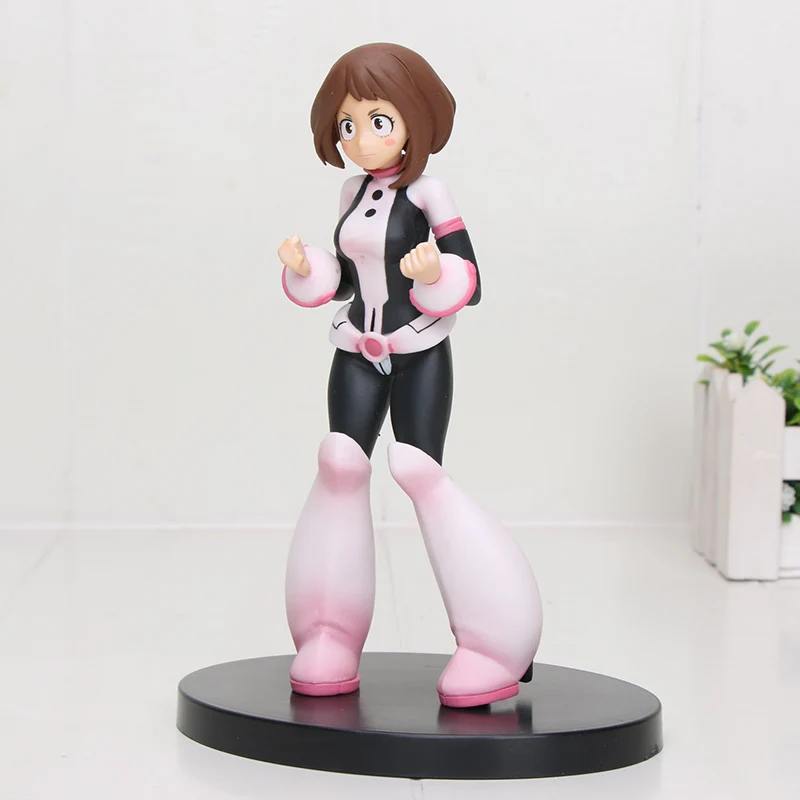 5086 OCHACO bag 16 см аниме My Hero Academy фигурка шото Тодороки фигурка ПВХ коллекционные модельные украшения куклы игрушки для детей - Цвет: 5086 OCHACO bag