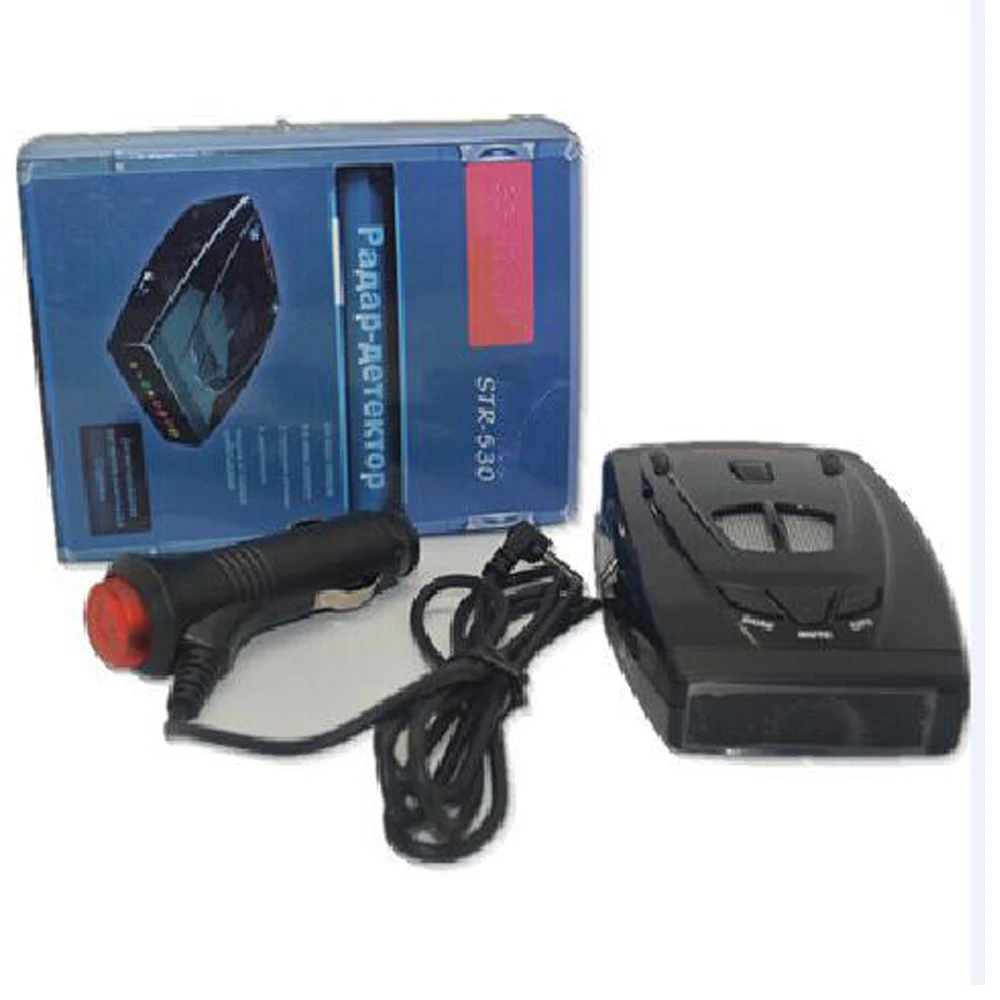 

Car Laser Radar Detector STR535 Ku/K/ka/ L/C VGR-2 Full band Russian version Detector 360 degree LED Display Anti Radar Detector