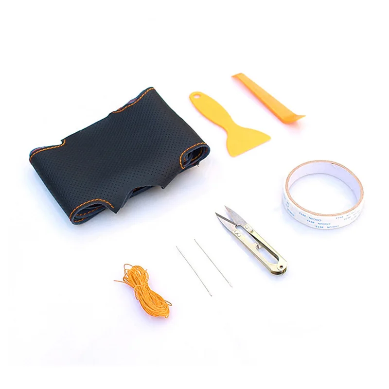 

Handle Cover For MG MG6 MG5 MG3 MG EZS MG HS GS Steering Wheel Cover Premium leather Auto parts car interior accessories