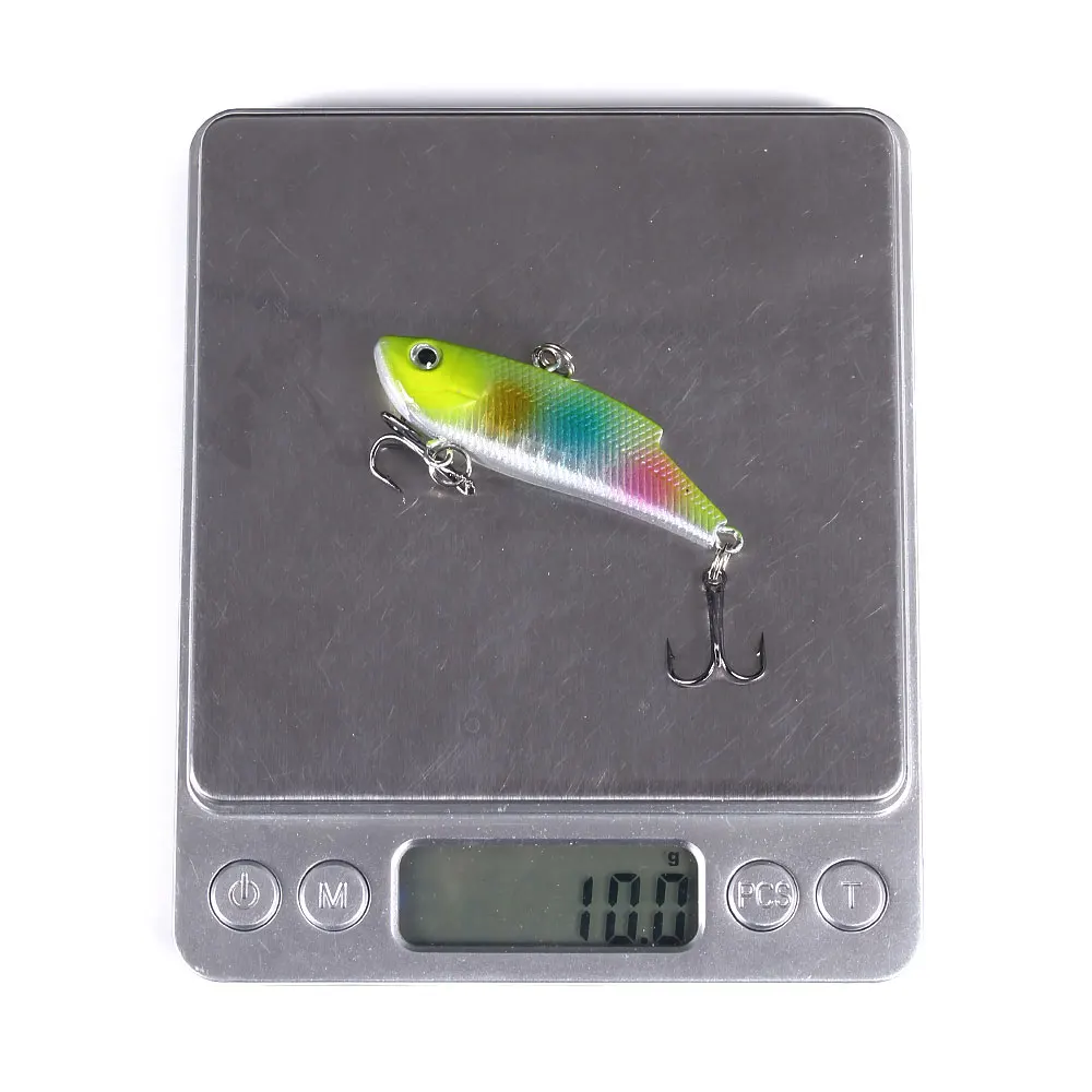 Партия 10 шт. вибрации рыболовные приманки воблеры Vibe погремушка Крючки Vib Жесткий