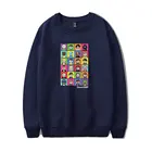 Удобная хлопковая толстовка в стиле Харадзюку с круглым вырезом и надписью