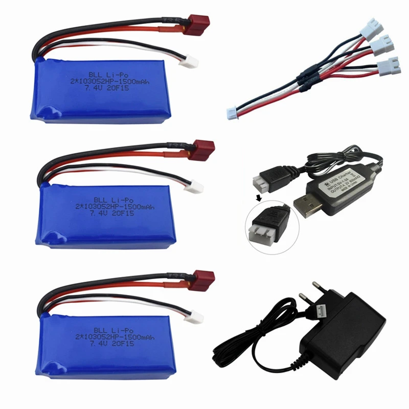 74 v 1500mah 74 v battery charger for a949 a959 b a969 b a979 b k929 b remote control car 2s lipo battery for wltoys car free global shipping