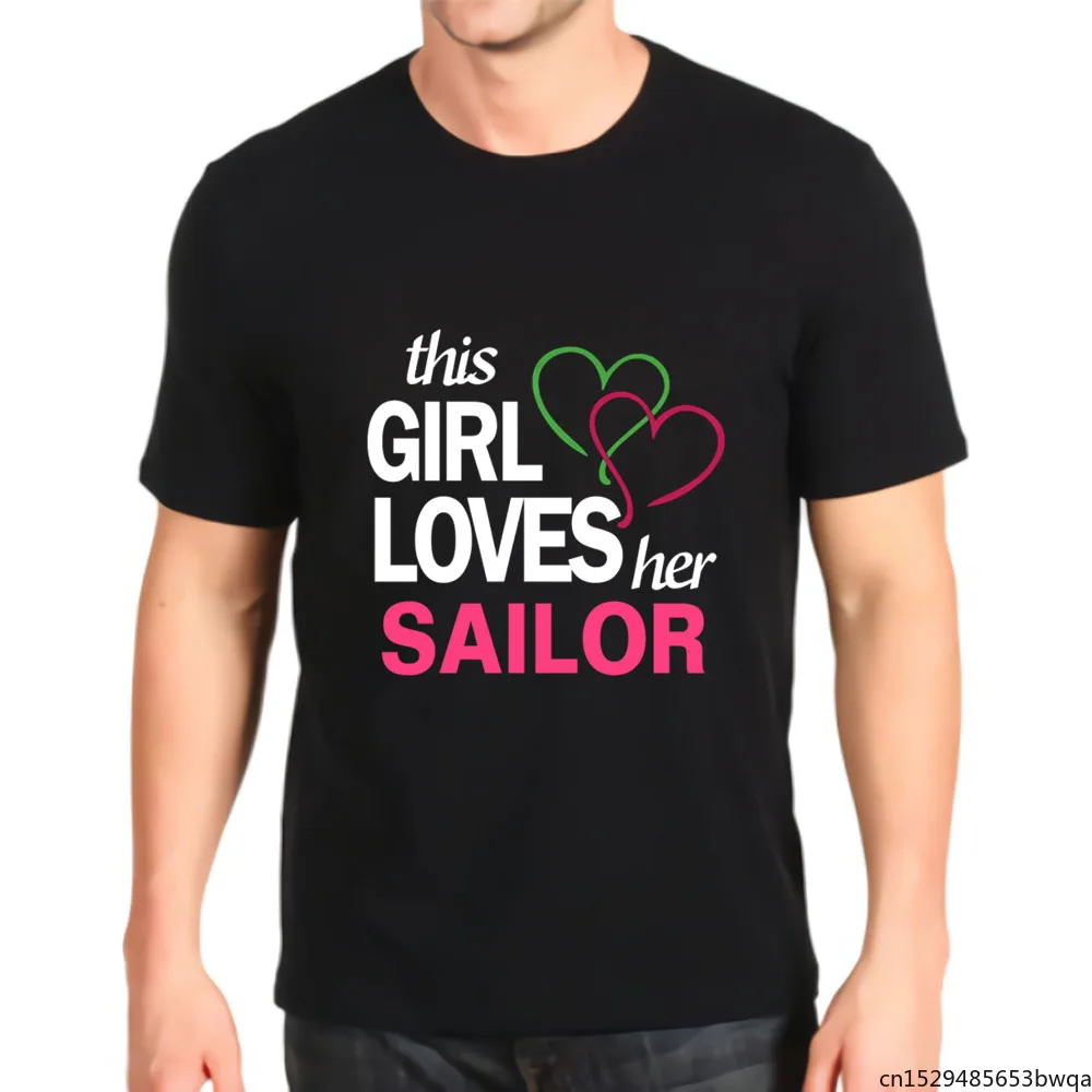 

This Girl Love Her Sailor Tie Dye Best Seller Top Men's Anime New Kawaii Graphic T-shirt