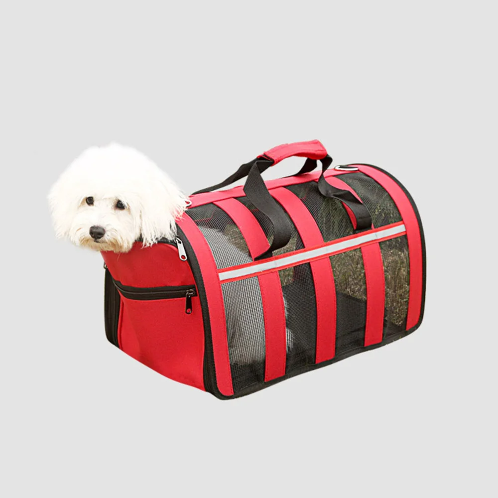 

Dog handbag Pet Carrier Travel Tote Four-sided breathable mesh pet bagcage Portable Foldable pet bag cat bag dog backpack