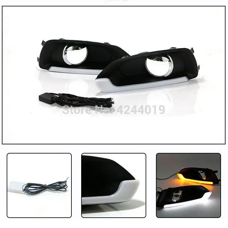 

For Suzuki S-Cross 2014-2015 Day Light Fog Lights Fog Lamps LED Driving Light