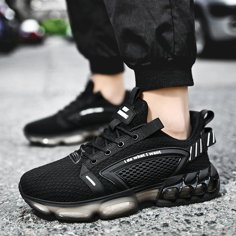 

High quality 2021 men's casual shoes spring new fashion color matching running shoes flat shock-absorbing shoes outdoor sports44