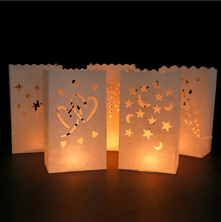 Luminaria Paper Lantern Candle Bag Home Romantic Wedding Party Decoration Supplies