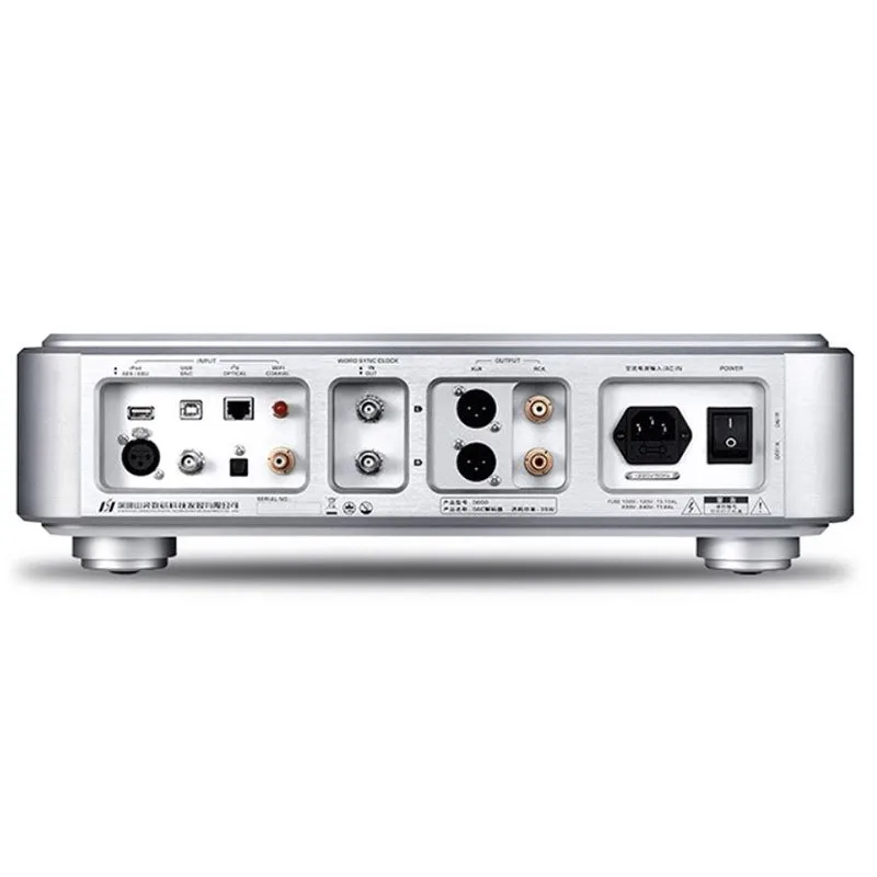 Shanling D600 сбалансированный DSD ESS9018S декодер DAC HIFI XLR USB Bluetooth iPod AES EBU BNC I2S с