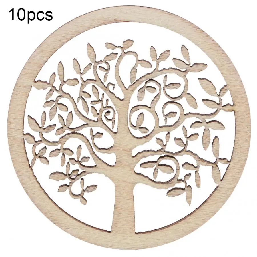 Хрустальная подвеска Рождественский кулон 10 шт. Круглый рисунок дерева