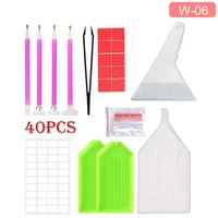 multi function 5d diy diamond painting tools stitch kits embroidery painting accessories point sticking drill pen tools set