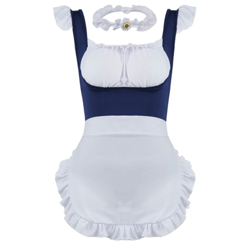 

Sexy Costumes Perspective Lingerie Underwear Maid Roleplay Cosplay Classical Erotic Lace Outfit Sm Porno Suit for Women