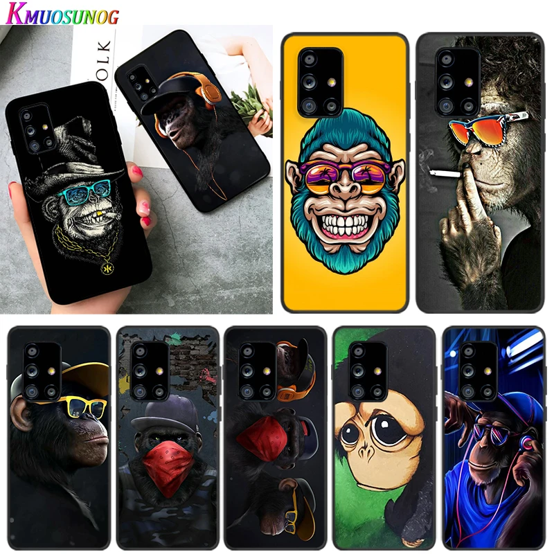 

Baby Monkey and Mom for Samsung A72 A52 A32 A02S A12 A42 A51 A91 A81 A71 A51 A41 A31 A21S A11 A01 4G 5G UW Black Phone Case