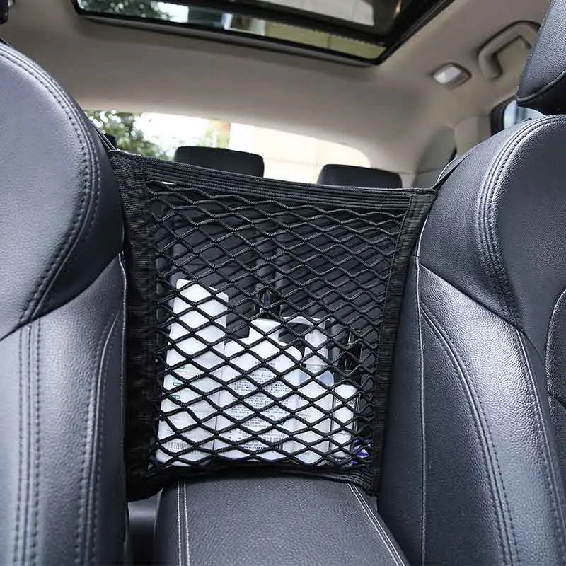 

Car seat backrest elastic mesh bag seat gap mesh bag car storage bag for Skoda Octavia a5 a7 2 rapid Fabia YETI superb vw
