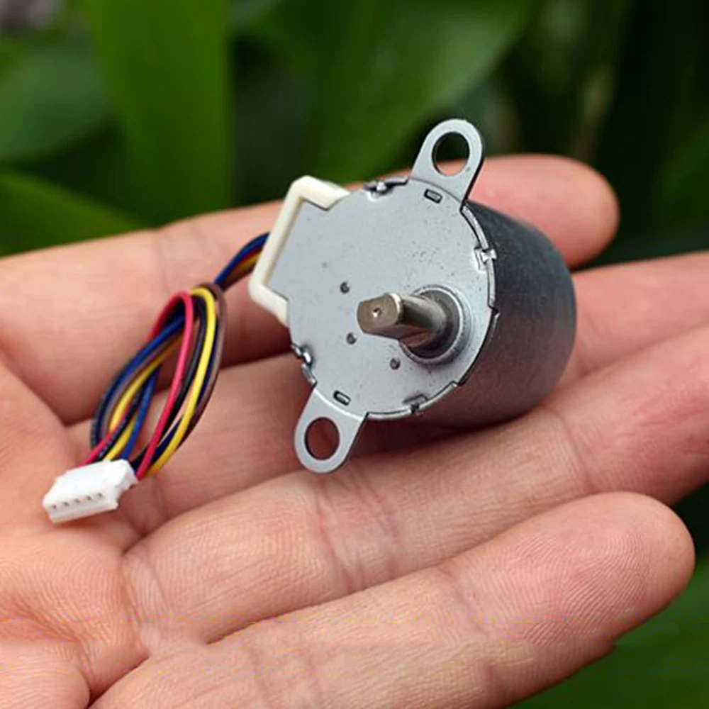 Мини 4 фазный 5 проводной Электрический шаговый редуктор скорости двигателя