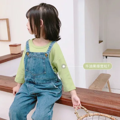 

Baby Clothes 2019 Autumn New Boys and Girls Solid T Shirt Kids Long Sleeve Cotton O-neck Tee Shirts Kids Pullovers Top Tees 2-8Y