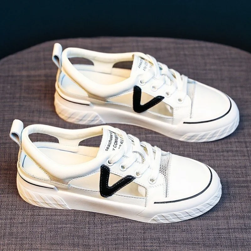 

Women Sandals Mesh Summer Straps Shoes Women Platform Sport Sandals Woman Wrap Toe Casual Beach Shoes Zapatos De Mujer 2021 New