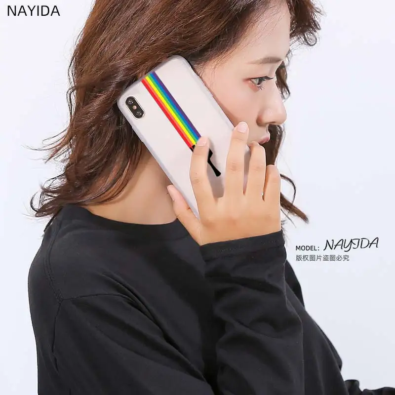 Мягкий силиконовый чехол для телефона iPhone 12 11 Pro XS Max XR X 8 7 6 Plus 5S SE S Чехол ЛГБТ